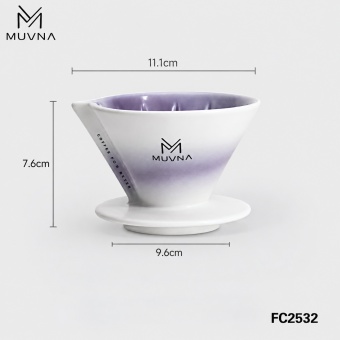 Воронка MUVNA XingChuan V01, керамика, фиолетовая