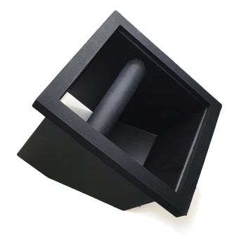 Нок-бокс ящик для кофейных отходов AnyBar Counter Top SS ctss, черный, втраиваемый