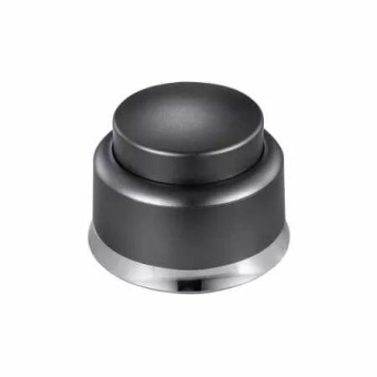 Пуш-темпер для кофе AnyBar Elegance VK2104007 с возвратным механизмом (кнопка) D58, антрацит (2)