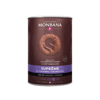 Какао (горячий шоколад) Monbana Supreme Густой 32%, упак банка 1000 г. арт. 121M149