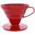 Воронка пластиковая (пуровер) HARIO Coffee Dripper VD-02R для заваривания кофе, цвет красный