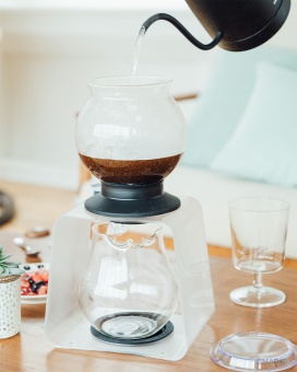 Заварник (дриппер) для чая Hario Largo TDR-80B стекло, 800 мл.