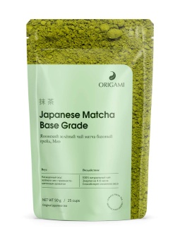 Японский чай матча base grade ORIGAMI TEA, упак. 50 гр. 1