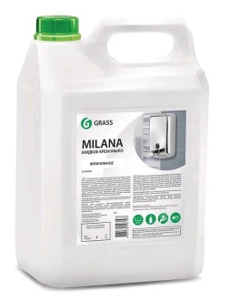 Жидкое крем-мыло Grass Milana жемчужное, канистра 5 л 2
