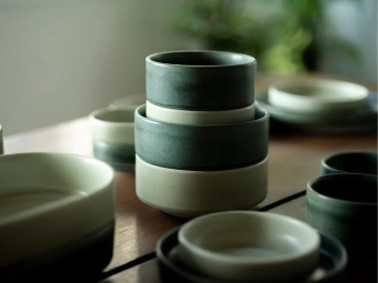 Тарелка Loveramics Tapas 10 см D114-11BDG Low Bowl (S) (Matte Dark Green), темно-зеленый 4