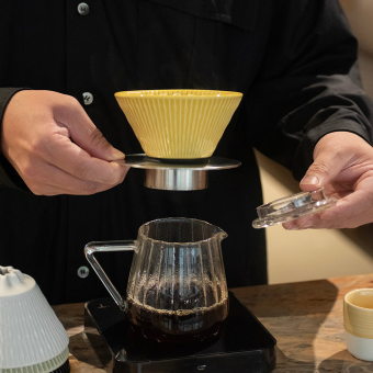 Воронка Loveramics Flatbed Coffee Dripper C099-85ASA, цвет песчаный (Sand) (2)