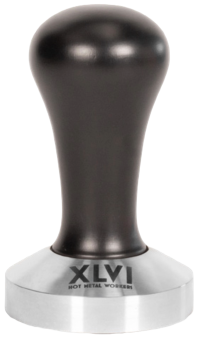 Темпер XLVI Black anodized tamper 58 mm, stainless steel base