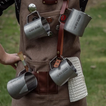 Питчер для молока MHW-3BOMBER Latte Art Pitcher 5.0 500 мл Silver Spot молочник для латте-арт, капучино и кофе P5026SS
