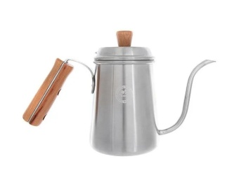 Чайник с носиком goonseneck TIAMO HA1653 стальной с деревянной ручкой объем 700 мл. 4