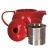 Чайник Loveramics C097-10ARE Red с ситечком, красный 600 мл. (2)