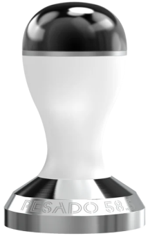 Темпер для кофе Pesado 58,5 мм, color whiteblack