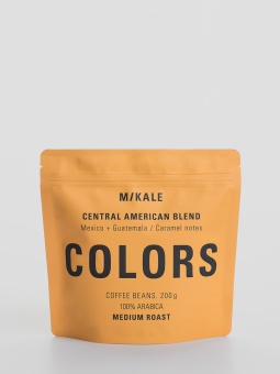 Центральноамериканский Бленд Mikale™ COLORS кофе в зернах, упак. 200 г.