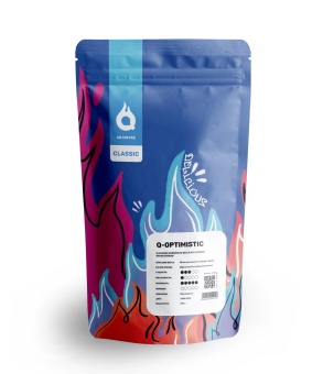 Q-Optimistic QQ COFFEE (для эспрессо) кофе в зернах, упак. 200 г.