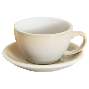 Кофейная пара Loveramics egg, 300ml, цвет: бежевый (ivory) 300-105BIV/140BIV