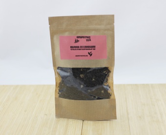 Малина со сливками GRIFFITHS TEA чай чёрный ароматизированный, упак. 50 гр.
